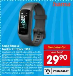 Interspar hama Fitness-Tracker Fit Track 3910 Angebot