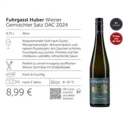 Interspar Fuhrgassl Huber Wiener Gemischter Satz DAC 2024 Angebot