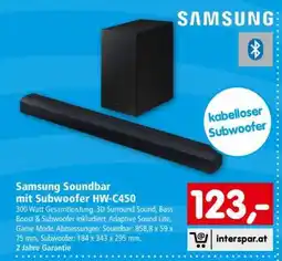 Interspar Samsung Soundbar mit Subwoofer HW-C450 Angebot