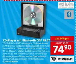Interspar CD-Player mit Bluetooth CDP 99 BT Angebot