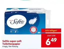 Interspar Softis super-soft Toilettenpapier Angebot