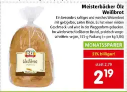 Interspar Meisterbäcker Ölz Weißbrot Angebot