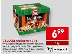 Interspar S-BUDGET Anzündholz 5 kg Angebot