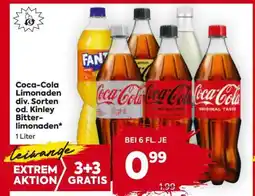 Billa Coca-Cola Limonaden div. Sorten od. Kinley Bitter-limonaden Angebot