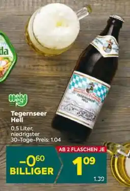 Billa Tegernseer Hell Angebot