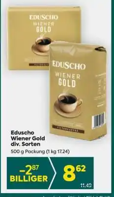 Billa Eduscho Wiener Gold div. Sorten Angebot