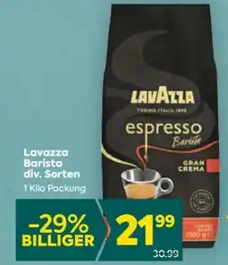 Billa Lavazza Barista div. Sorten Angebot