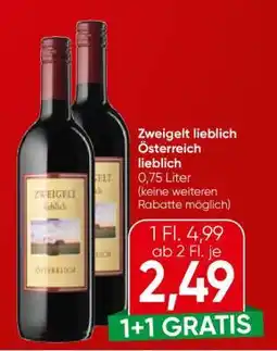 Spar Zweigelt lieblich Österreich lieblich Angebot