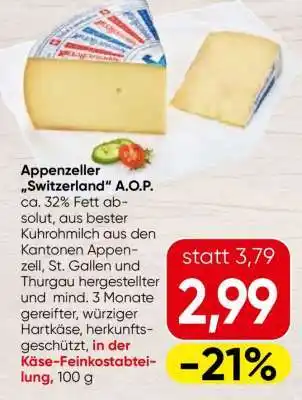 Spar Appenzeller Switzerland A.O.P Angebot