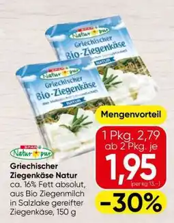 Spar Griechischer Ziegenkäse Natur Angebot