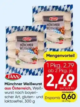 Spar Münchner Weißwurst Angebot
