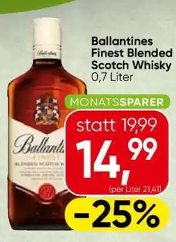 Spar Ballantines Finest Blended Scotch Whisky Angebot
