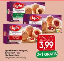 Spar Iglo Erdbeer-, Nougat-, Zwetschkn- oder Marillenknödel Angebot