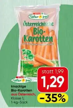Spar knackige Bio-Karotten aus Österreich Angebot