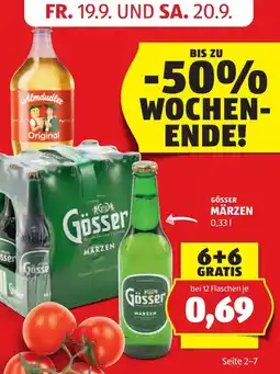 Hofer Gösser marzen Angebot