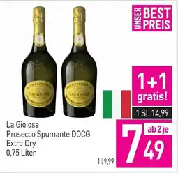 Sutterlüty La gioiosa prosecco spumante docg extra dry Angebot