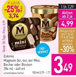 Sutterlüty Eskimo magnum 3er, 4er, 6er mini, becher oder bonbon Angebot