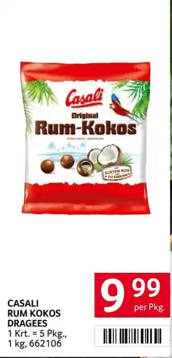 Transgourmet Casali rum kokos dragees Angebot