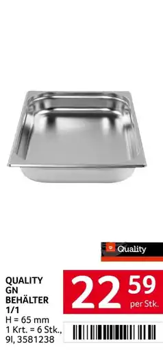 Transgourmet Quality gn behälter Angebot