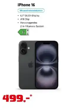 Hartlauer iPhone 16 Angebot