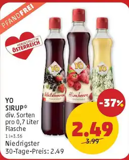 PENNY Yo sirup Angebot