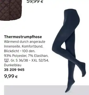 Tchibo Eduscho Thermostrumpfhose Angebot