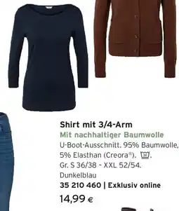 Tchibo Eduscho Shirt mit 3/4-Arm Angebot