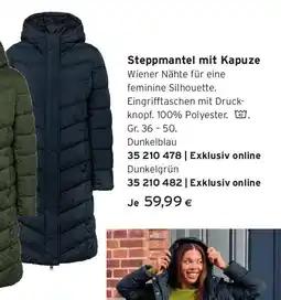 Tchibo Eduscho Steppmantel mit Kapuze Angebot