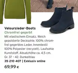 Tchibo Eduscho Veloursleder-Boots Angebot