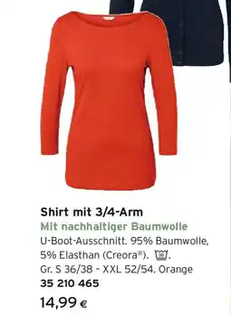Tchibo Eduscho Shirt mit 3/4-Arm Angebot