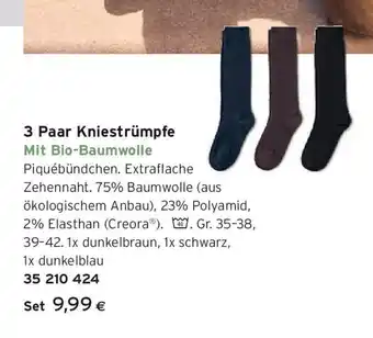 Tchibo Eduscho 3 Paar Kniestrümpfe Angebot