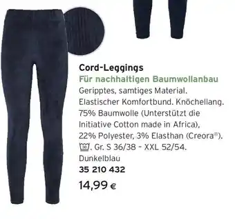 Tchibo Eduscho Cord-Leggings Angebot