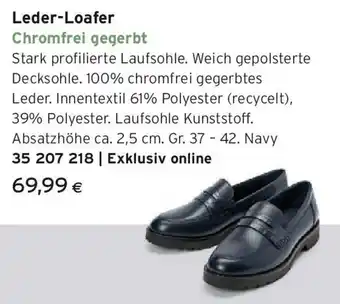Tchibo Eduscho Leder-Loafer Angebot