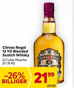 Billa Chivas regal 12 yo blended scotch whisky Angebot