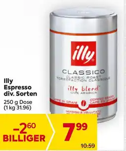 Billa Illy espresso div. sorten Angebot