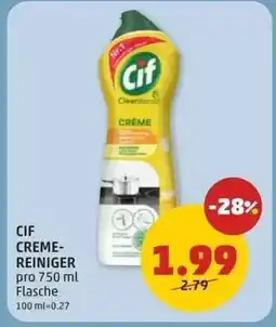 PENNY Cif Crème Reiniger Angebot