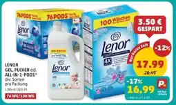 PENNY LENOR GEL, PULVER od. ALL-IN-1-PODS Angebot