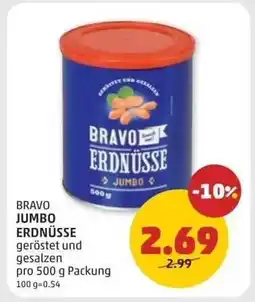 PENNY BRAVO JUMBO ERDNÜSSE Angebot