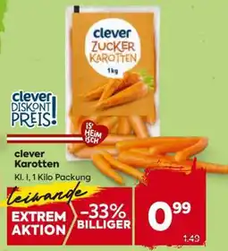 Billa clever Karotten Angebot