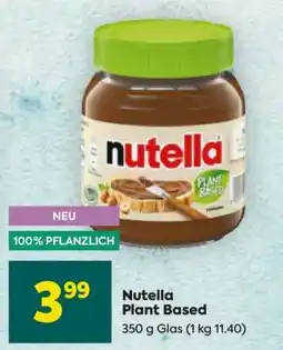 Billa Nutella Plant Based Angebot