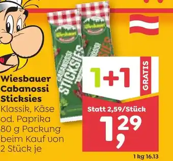 ADEG Wiesbauer Cabanossi Sticksies Angebot