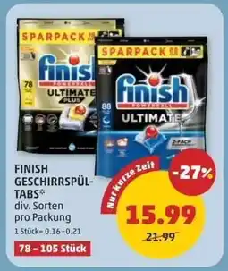PENNY Finish Geschirrspül-Tabs Angebot