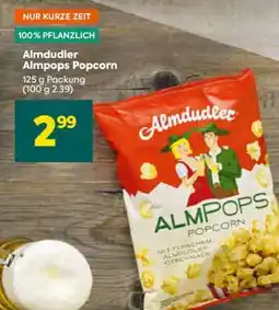 Billa Almdudler Almpops Popcorn Angebot