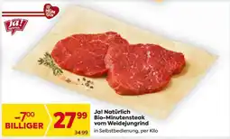 Billa Ja! Natürlich Bio-Minutensteak vom Weidejungrind° Angebot