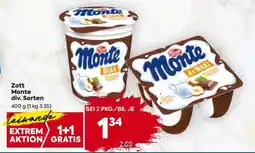 Billa Zott Monte div. Sorten Angebot