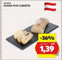 Hofer OLIVEN-FETA-CIABATTA Angebot