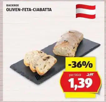 Hofer OLIVEN-FETA-CIABATTA Angebot