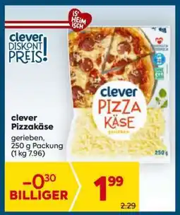 Billa clever Pizzakäse Angebot