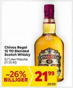 Billa Chivas Regal 12 YO Blended Scotch Whisky Angebot
