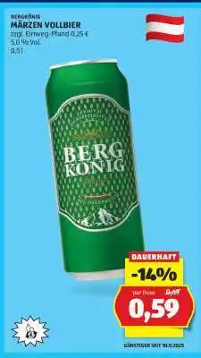 Hofer BERGKÖNIG MÄRZEN VOLLBIER Angebot